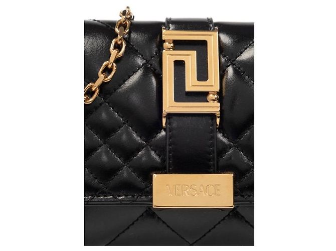 Versace Clutch Goddess Negro - vista 9