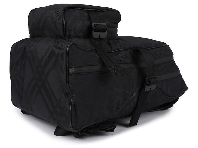 Burberry Zaino da Uomo in Jacquard Nero - vista 5