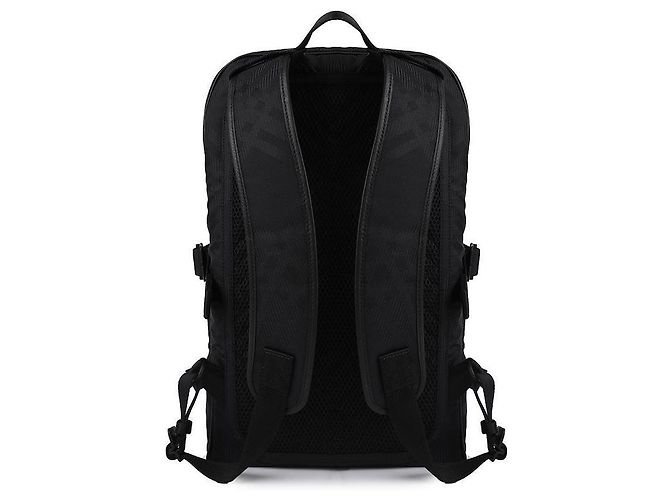 Burberry Zaino da Uomo in Jacquard Nero - vista 6