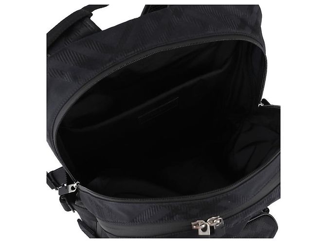 Burberry Zaino da Uomo in Jacquard Nero - vista 8