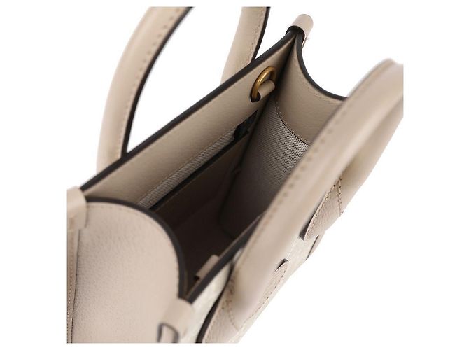 Gucci Bolsa mini tote feminina entrelaçada Marrom - vista 8