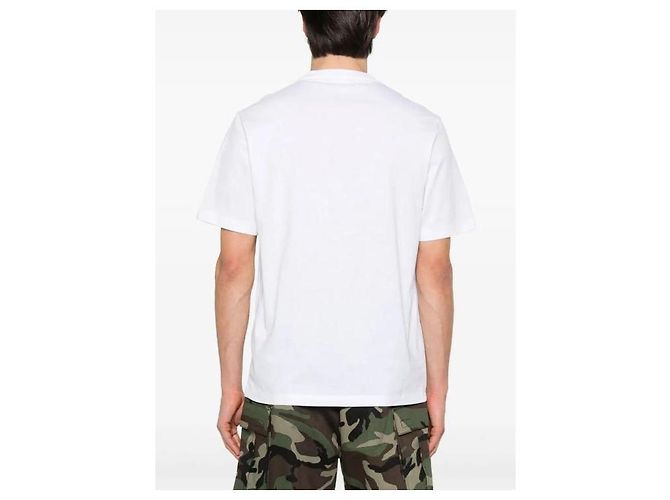 Versace Maxi Kettenlogo T-Shirt Weiß - Ansicht 6