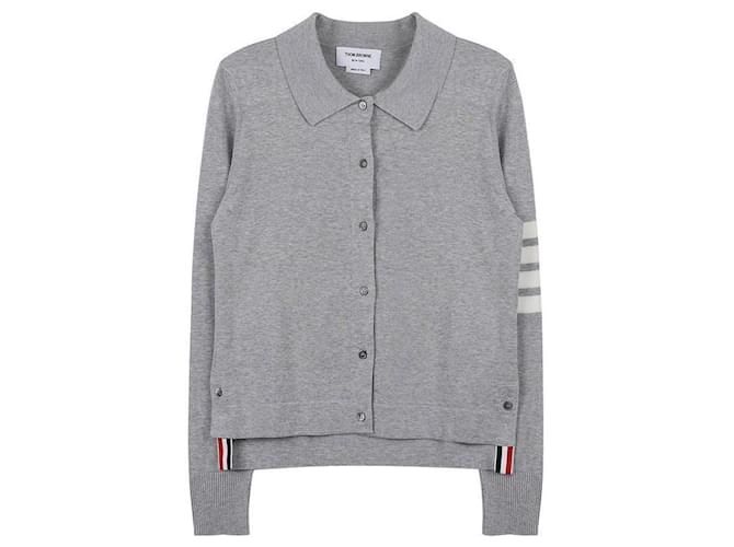 Thom Browne Camicia in cotone da donna Marrone - vista 3