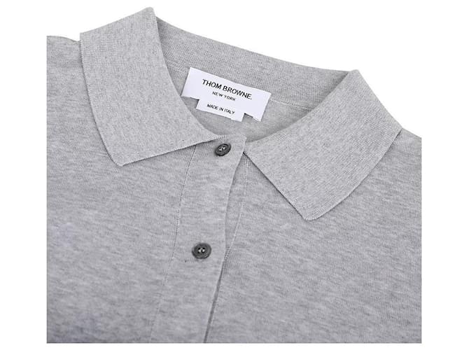 Thom Browne Camicia in cotone da donna Marrone - vista 5