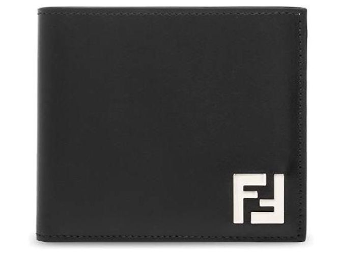 Fendi Leather Bi-Fold Wallet Square Coin Wallet - view 4