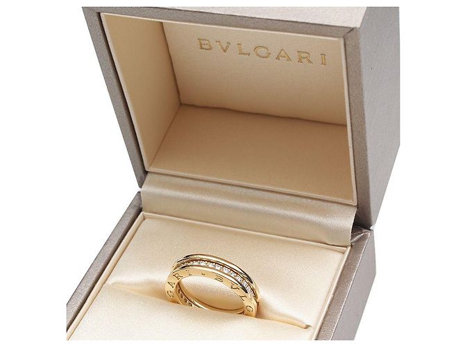 Bulgari Diamantring aus Gelbgold Größe - Ansicht 5