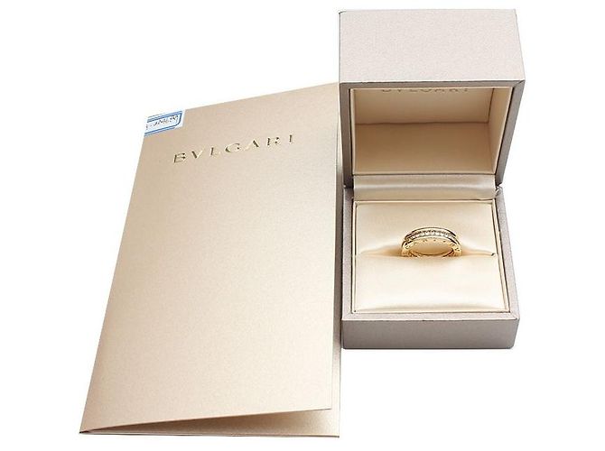 Bulgari Diamantring aus Gelbgold Größe - Ansicht 6