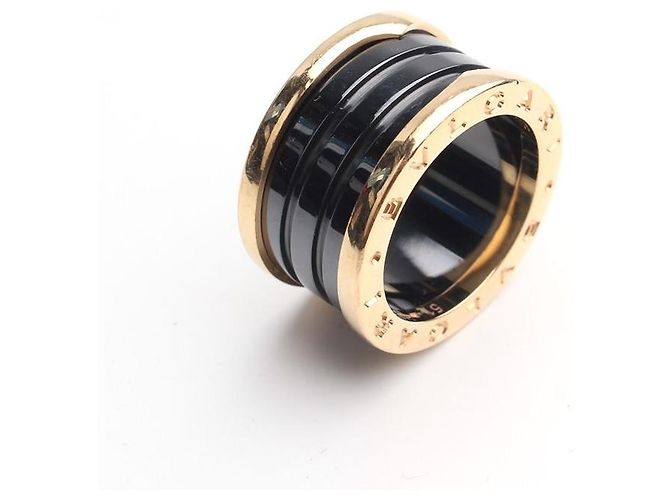 Bulgari Ring aus Roségold und schwarzer Keramik (Größe Mehrfarben - Ansicht 2