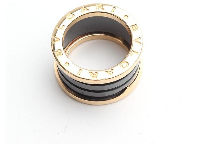 Bulgari Ring aus Roségold und schwarzer Keramik (Größe Mehrfarben - Ansicht 4