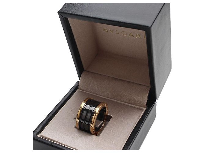 Bulgari Ring aus Roségold und schwarzer Keramik (Größe Mehrfarben - Ansicht 5