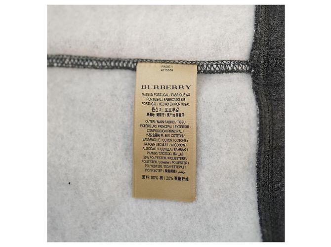 Burberry Felpa con cappuccio e zip in cotone carbone logo cavallo Marrone - vista 16