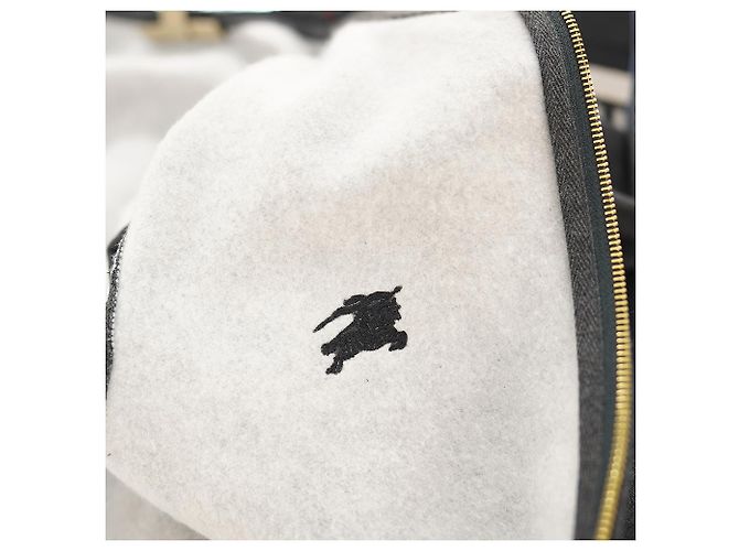 Burberry Felpa con cappuccio e zip in cotone carbone logo cavallo Marrone - vista 18