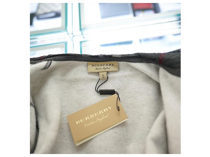 Burberry Felpa con cappuccio e zip in cotone carbone logo cavallo Marrone - vista 19