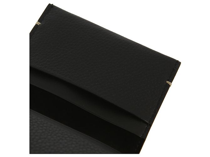 Maison Martin Margiela Portafoglio Logo Stitch Nero - vista 6