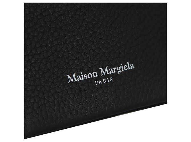 Maison Martin Margiela Portafoglio Logo Stitch Nero - vista 7
