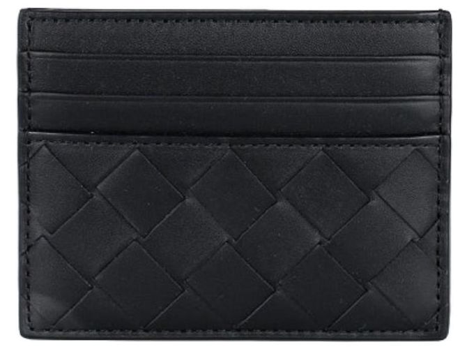 Bottega Veneta Portacarte Intrecciato Nero - vista 2