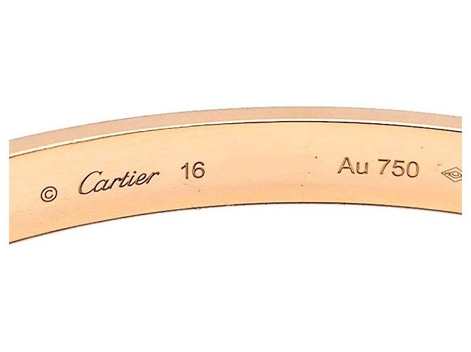 Cartier Bracciale Love a Vite Singola Arancione - vista 5