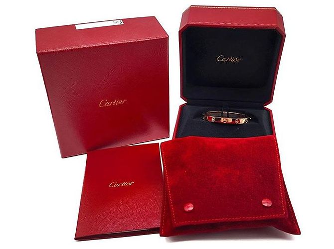 Cartier Bracciale Love a Vite Singola Arancione - vista 7