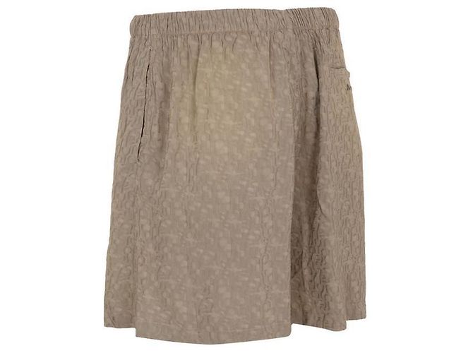 Acne Studios Leichte Shorts Beige Viskose - Ansicht 5
