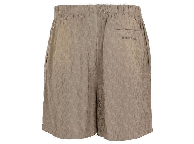 Acne Studios Leichte Shorts Beige Viskose - Ansicht 6