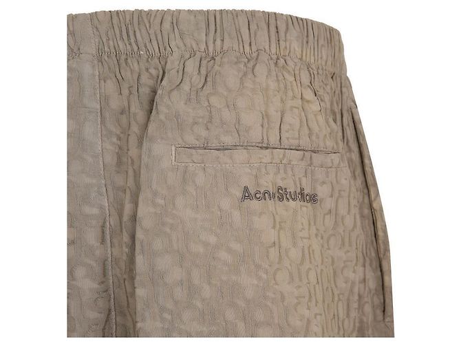 Acne Studios Leichte Shorts Beige Viskose - Ansicht 8