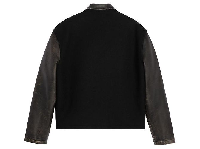 Céline Teddy Jacket Wool Felt Black - view 2