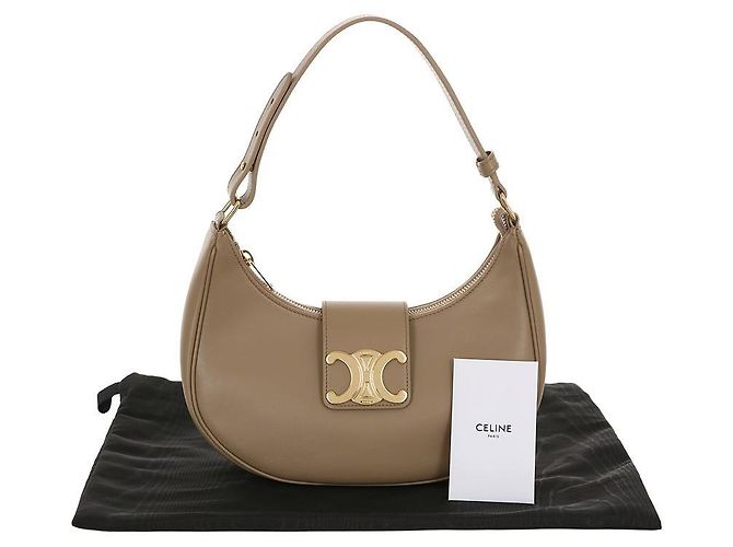 Céline Medium Trionphe Ava Schultertasche Braun - Ansicht 9