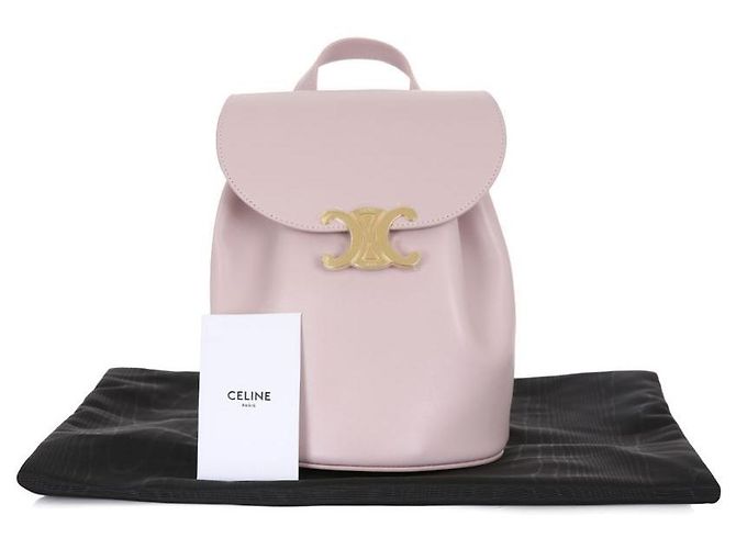 Céline Mochila Bonny de piel de ternera suave Rosa - vista 10