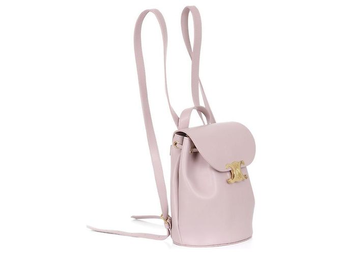 Céline Mochila Bonny de piel de ternera suave Rosa - vista 3