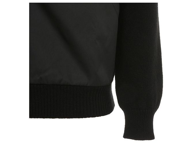 Prada Cashmere Wool Nylon Jacket Black - view 8