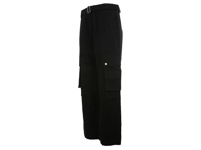 Jacquemus Mid-Rise Cargo Pants Black - view 3
