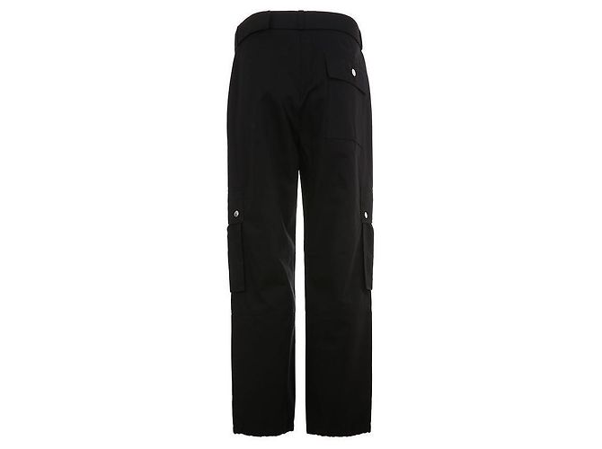 Jacquemus Mid-Rise Cargo Pants Black - view 6