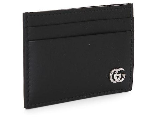Gucci Portafoglio con clip per banconote GG Marmont Nero - vista 3