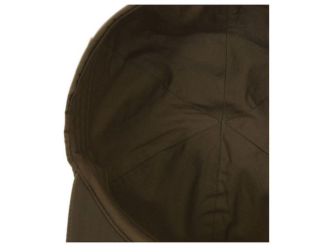 Jacquemus Ovali Nylon Khaki Baseball Cap Braun - Ansicht 10