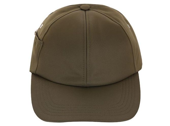 Jacquemus Ovali Nylon Khaki Baseball Cap Braun - Ansicht 2