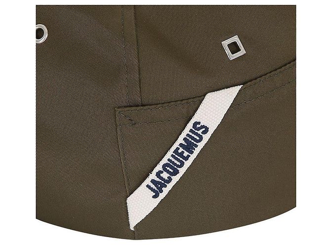 Jacquemus Ovali Nylon Khaki Baseball Cap Braun - Ansicht 7