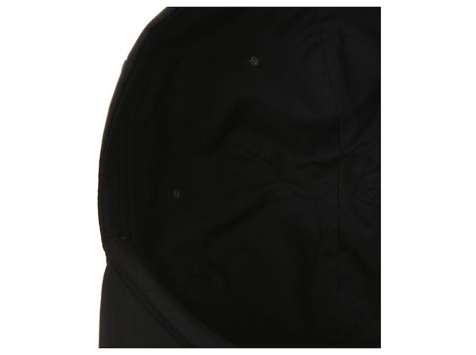 Jacquemus Ovaler schwarzer Nylon-Basecap - Ansicht 11