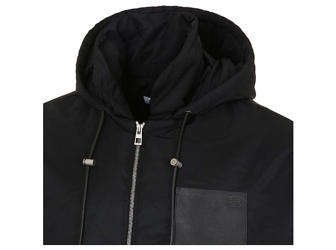 Loewe Anagram Patch Nylonjacke Schwarz - Ansicht 7