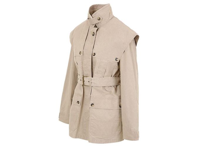 Isabel Marant MALIKA Arbeitsjacke Weiß - Ansicht 3