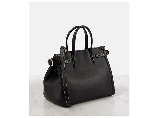Valentino Borsa tote piccola in pelle di vitello Antibes Nero - vista 6