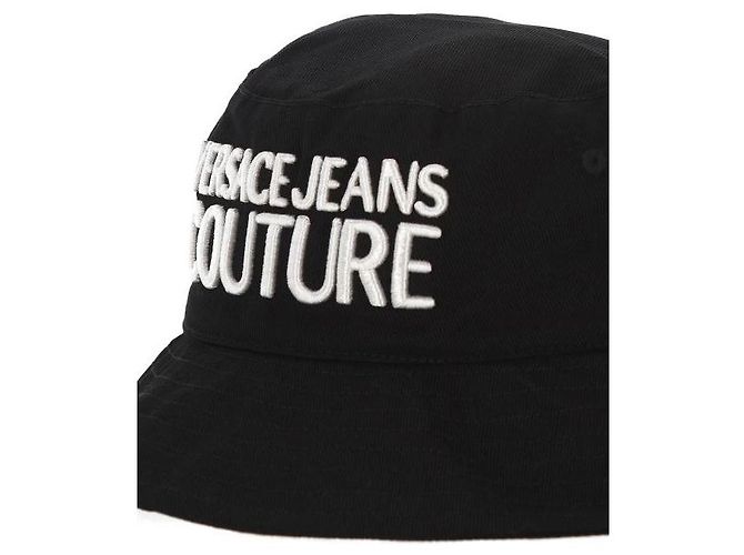 Versace Bucket Hat mit gesticktem Logo Schwarz - Ansicht 5