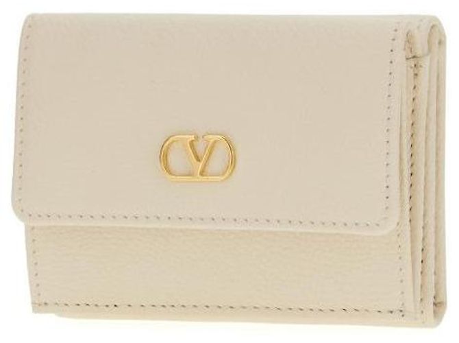 Valentino Portafoglio Trifold con Logo - vista 5