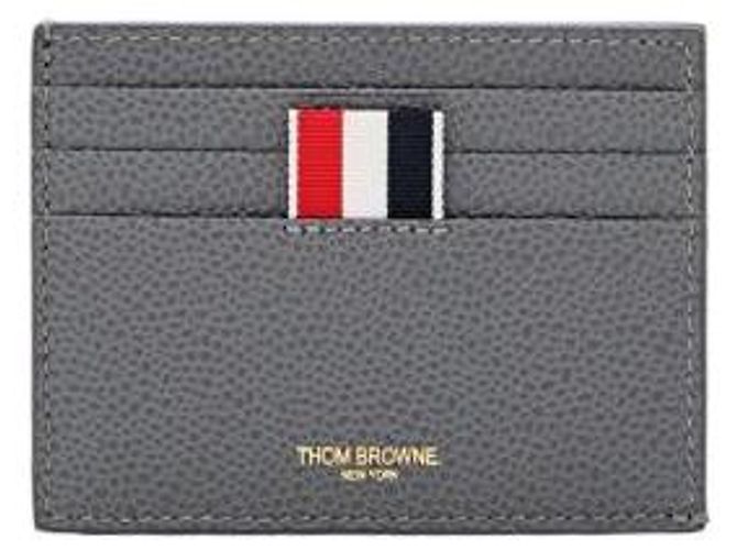 Thom Browne Pebble Grain Note Compartment Single Card - view 4