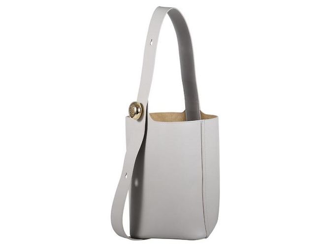 Loewe Secchiello Medio Pebble in Pelle di Vitello Liscia - vista 5