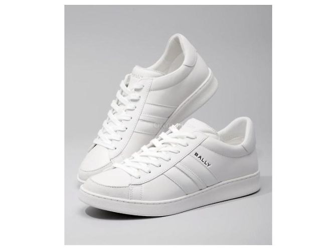 Bally Sneakers con Lacci Tigre Bianco - vista 4