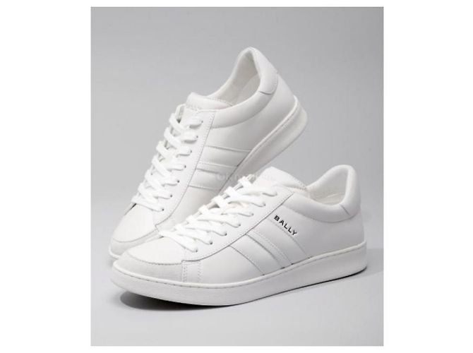 Bally Sneakers con Lacci Tigre Bianco - vista 5