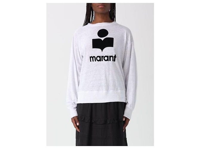 Isabel Marant Leinen Langarm-T-Shirt - Ansicht 4