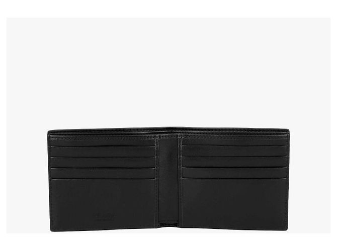 Prada Portafoglio Grain Logo Bifold da Uomo - vista 7