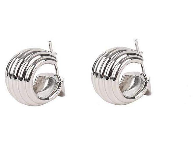 Salvatore Ferragamo Orecchini Gancini Argento - vista 3