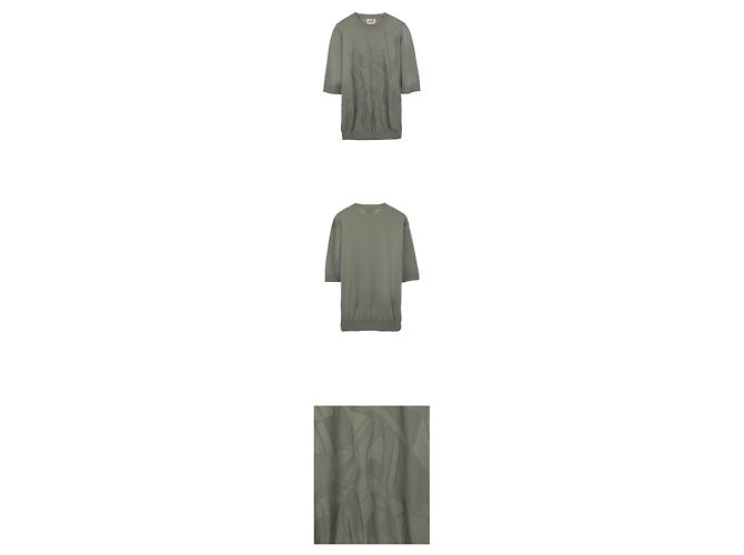Hermès Celine En Pregmi Kurzarm-T-Shirt Sowji Braun - Ansicht 2